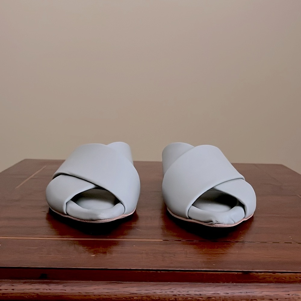 Equitare - Slide Sandals - Pale Sage Green - Made in Spain - 40 / US 9.5